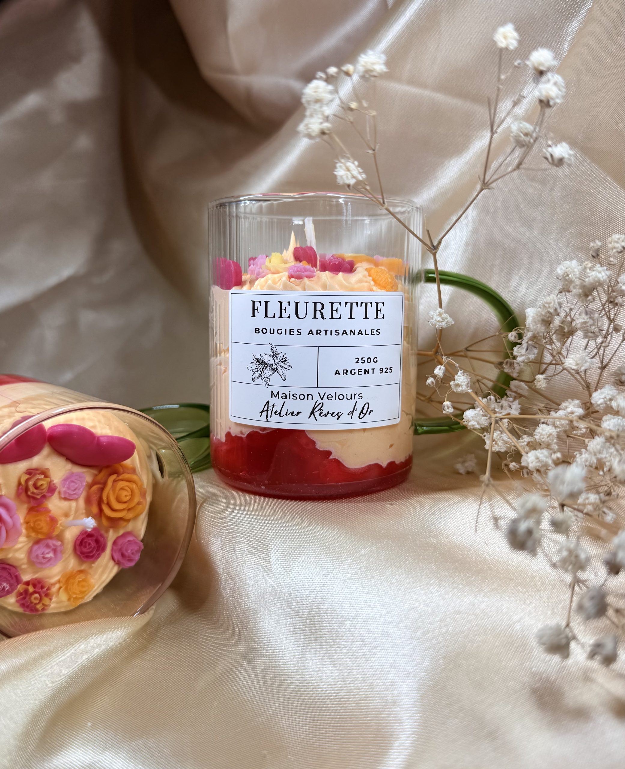 Bougie Fleurette